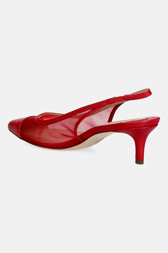 Obuv Lauren Ralph Lauren lodičky Lolah Cp Toe 802P13279003.600 červená