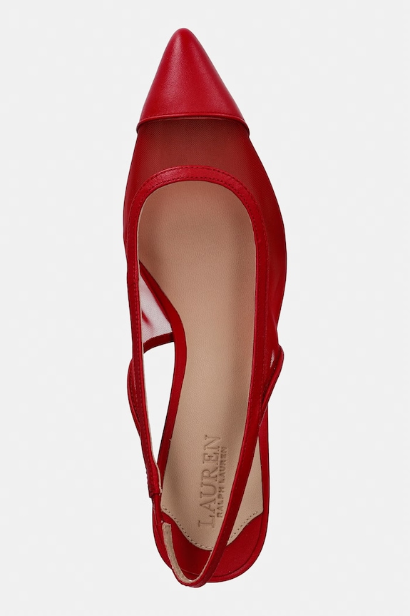 Lauren Ralph Lauren lodičky Lolah Cp Toe červená 802P13279003.600