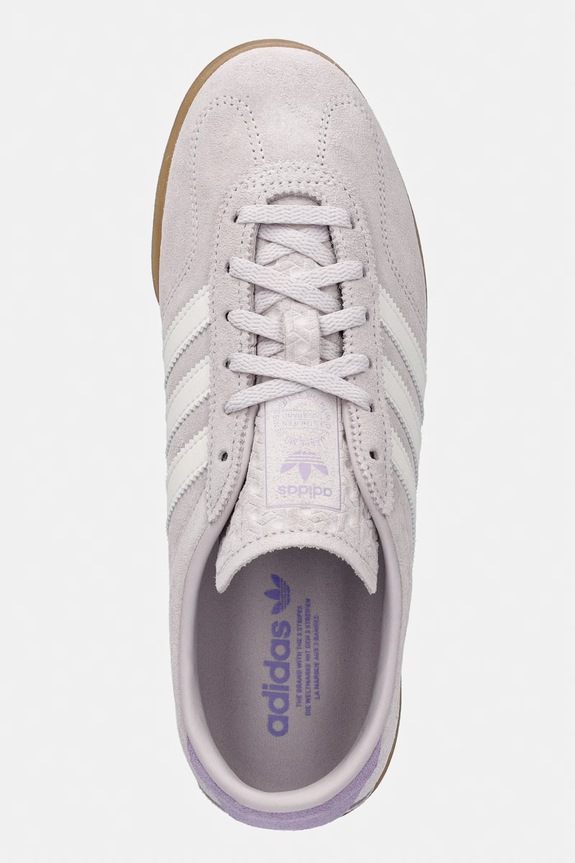 adidas Originals Gazelle Lo Pro sneakerși pentru femei, din piele întoarsă violet IH6942