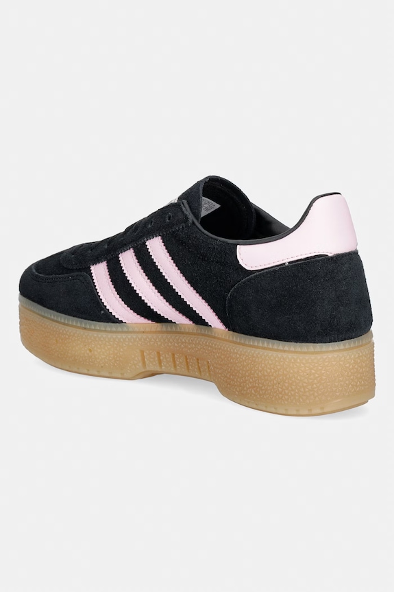 Încălțăminte adidas Originals Handball Spezial Bold sneakers pentru femei, din piele întoarsă IH9197 negru