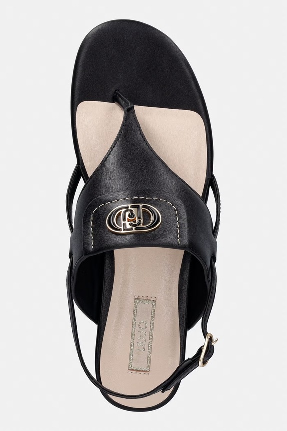 Liu Jo sandale pentru femei, din piele SANDY 10 negru SA6131P010222222