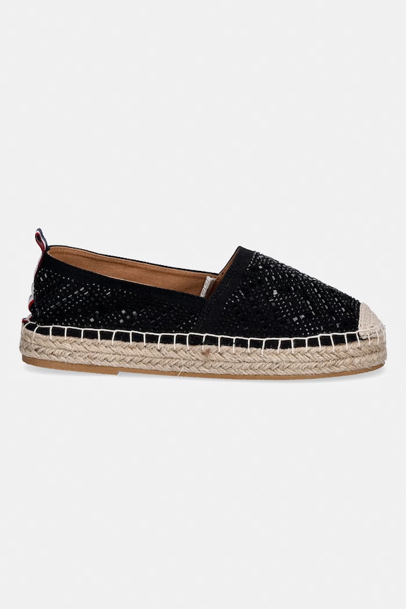 U.S. Polo Assn. espadrile pentru femei IBIZA001 IBIZA001W.6C1 negru SS26