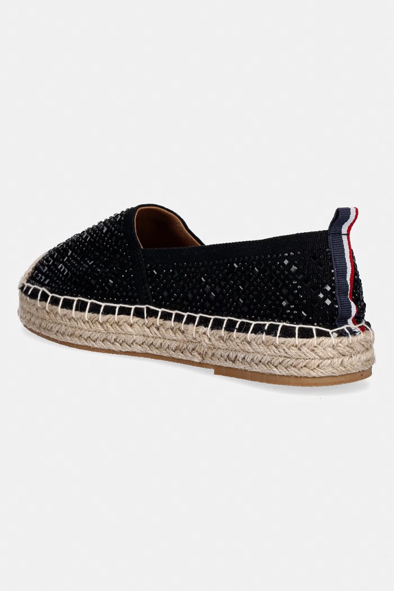 Încălțăminte U.S. Polo Assn. espadrile pentru femei IBIZA001 IBIZA001W.6C1 negru