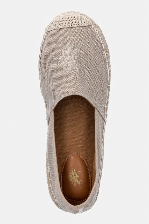 U.S. Polo Assn. espadrile pentru femei IBIZA001A bej IBIZA001W.6C2