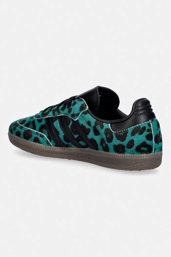 Cipők adidas Originals Samba Og sportcipő női bőr HQ9374 zöld
