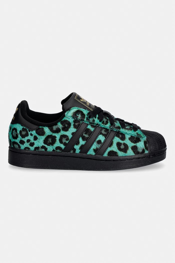adidas Originals Superstar II női bőr sportcipő IH1636 zöld SS26
