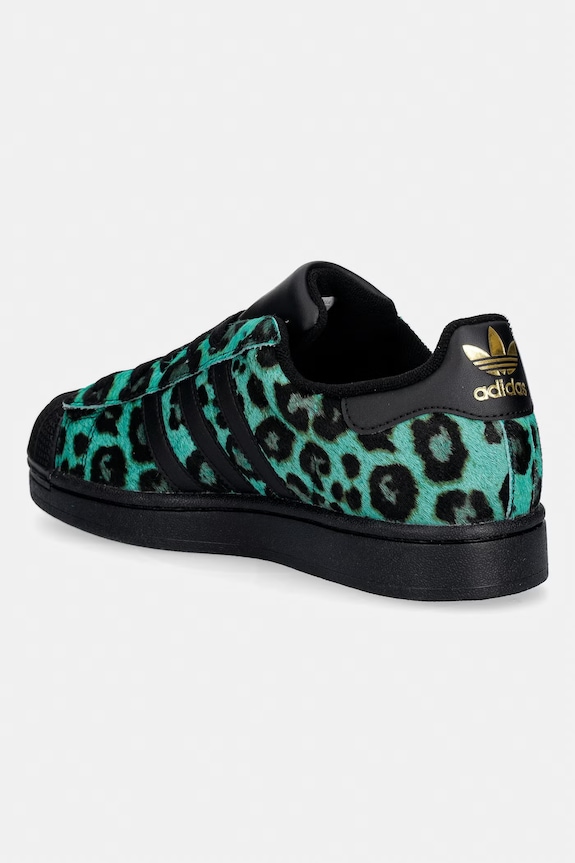 Cipők adidas Originals Superstar II női bőr sportcipő IH1636 zöld