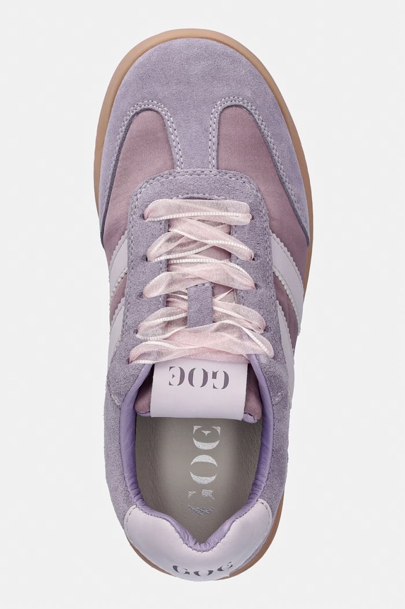 Goe TT2N4059 sneakersy damskie skórzane fioletowy TT2N4059