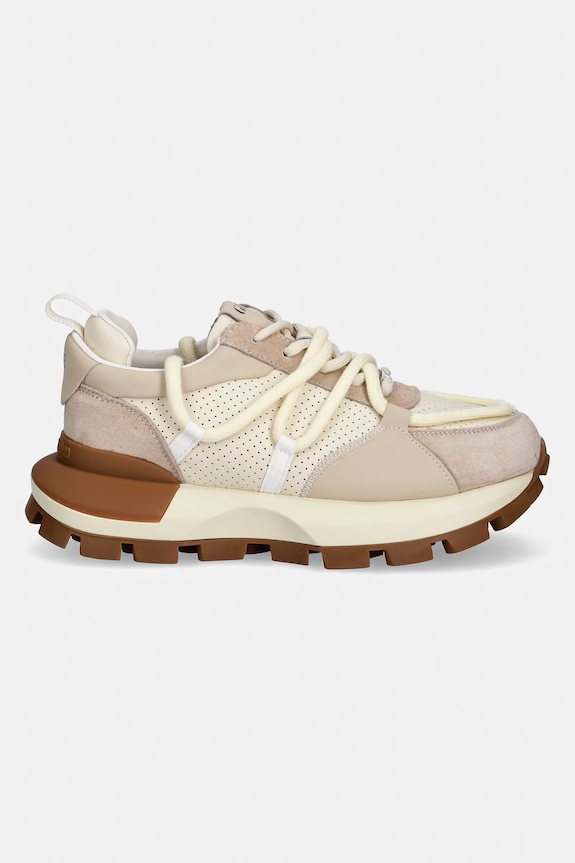 Goe TT2N4021 sneakersy damskie skórzane TT2N4021 beżowy ZS26