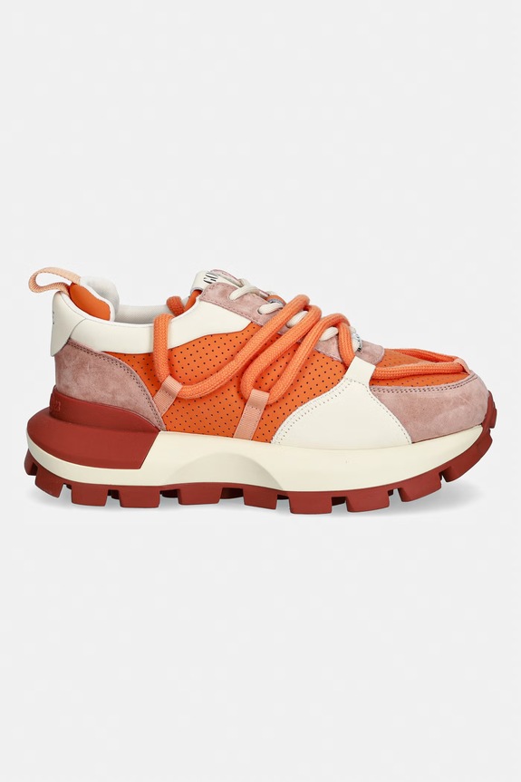 Goe TT2N4020 sneakersy damskie skórzane TT2N4020 pomarańczowy ZS26