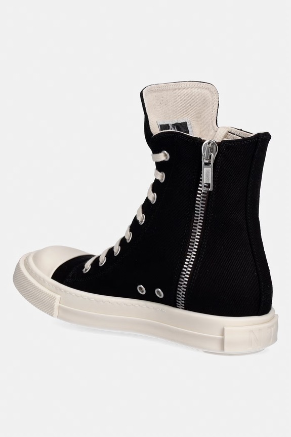 Взуття Rick Owens DRKSHDW Denim кеди жіночі високі DS01F4800.DOEH2 чорний