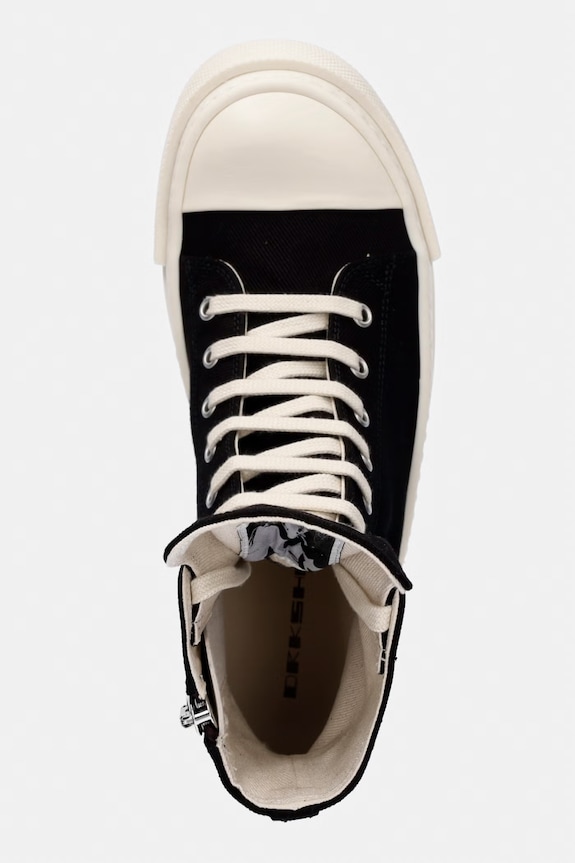 Rick Owens DRKSHDW Denim кеди жіночі високі чорний DS01F4800.DOEH2