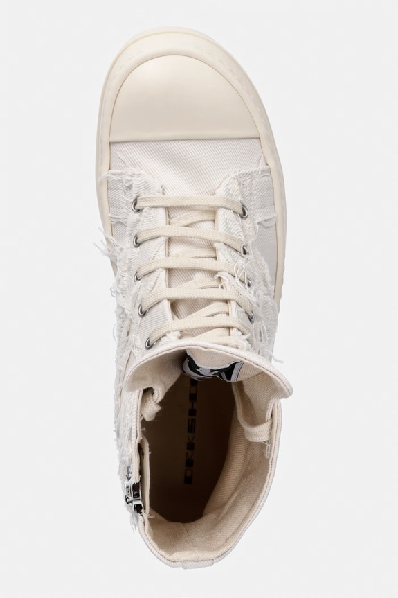 Rick Owens DRKSHDW Denim pentru Femei ridicat bej DS01F4800.SLASH