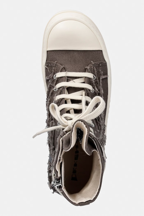 Rick Owens DRKSHDW Denim za žene visoke smeđa DS01F4800.SLASH