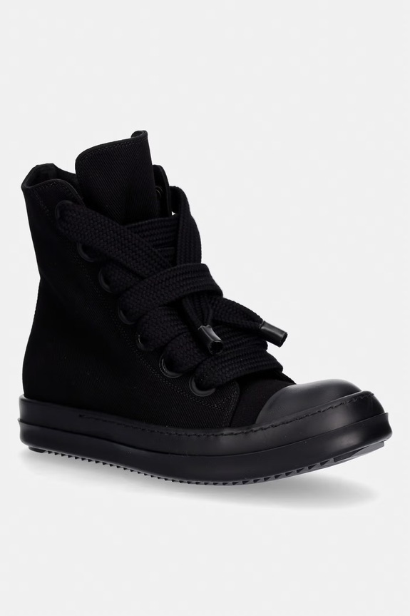Rick Owens DRKSHDW trampki damskie wysokie syntetyczny czarny DS01F4818.DOW2