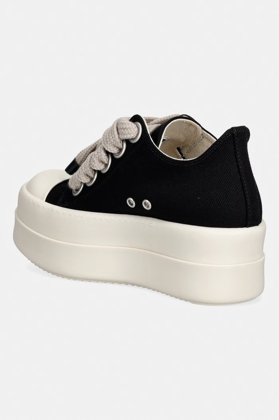 Shoes Rick Owens DRKSHDW Mega Bumper Jumbolace Low women's sneakers DS01F4851.DOW2 black