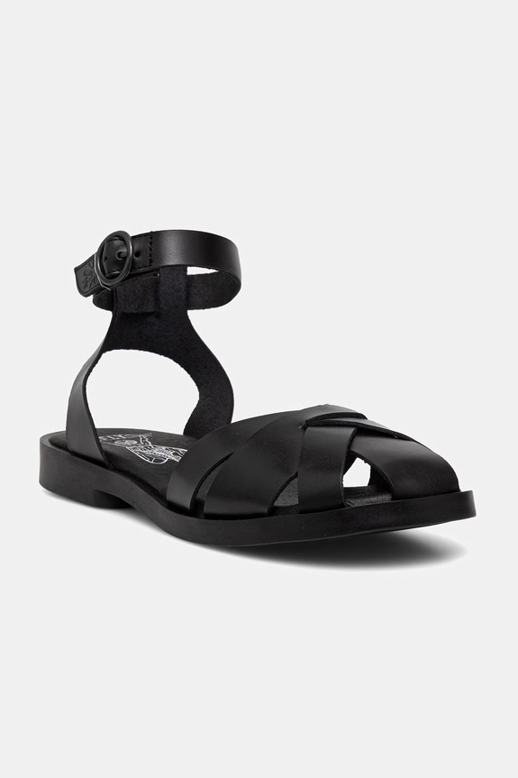 Fly London sandale de piele ALLI409FLY piele negru P145409000