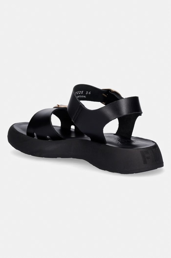 Încălțăminte Fly London sandale de piele BUNK604FLY P144604006 negru