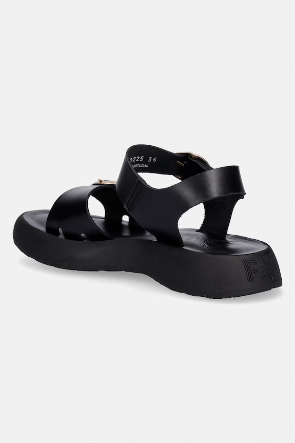 Încălțăminte Fly London sandale de piele BUNK604FLY P144604006 negru
