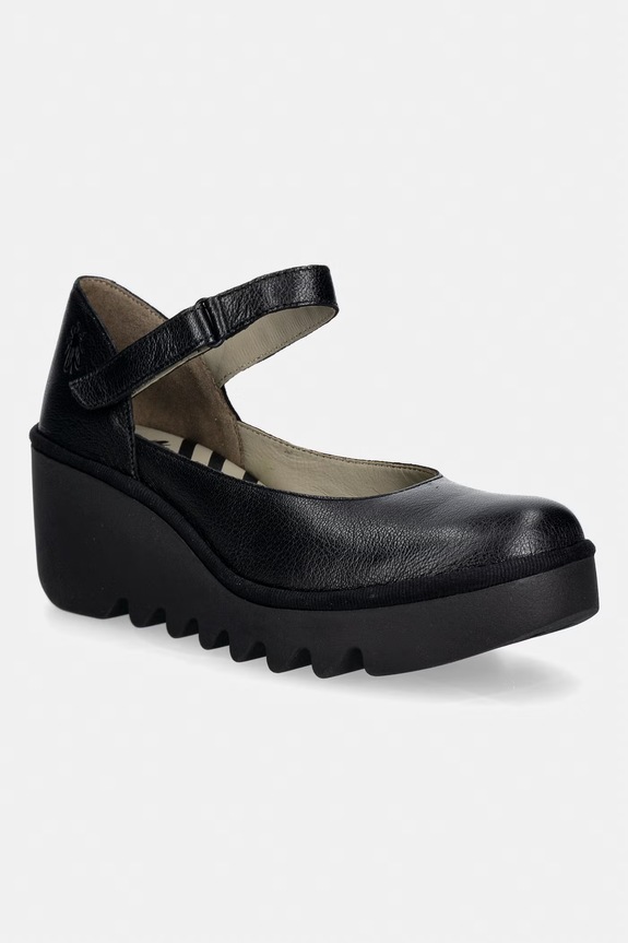 Fly London pantofi de piele BAWO543FLY coturn negru P501543001