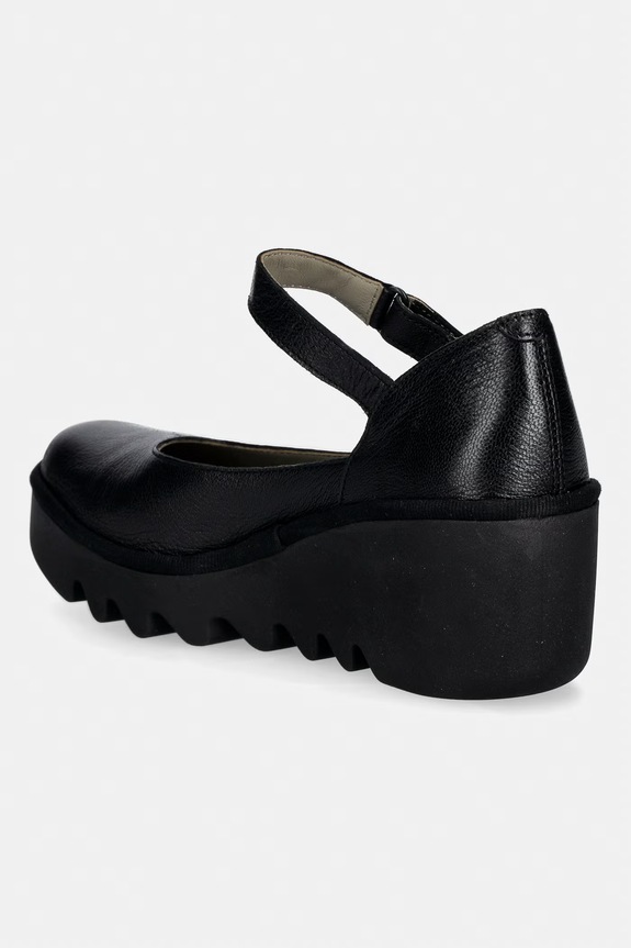 Încălțăminte Fly London pantofi de piele BAWO543FLY P501543001 negru