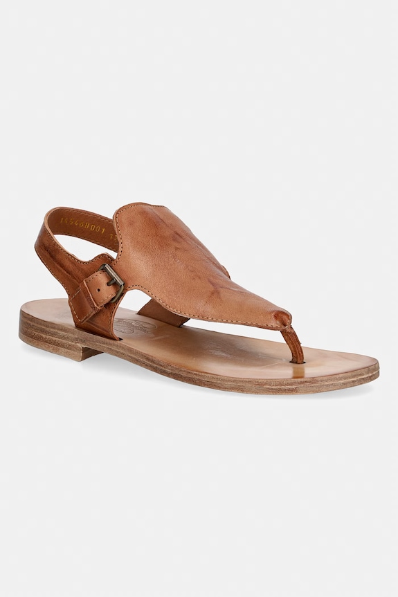 Fly London sandale de piele MAEL468FLY piele maro P145468001