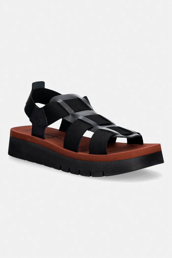 Fly London sandale SAMB245FLY platformă negru P145245000