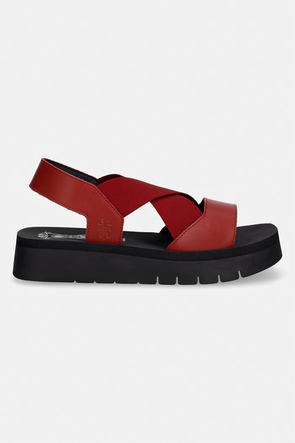 Sandále Fly London SERK418FLY P145418001 burgundské SS26