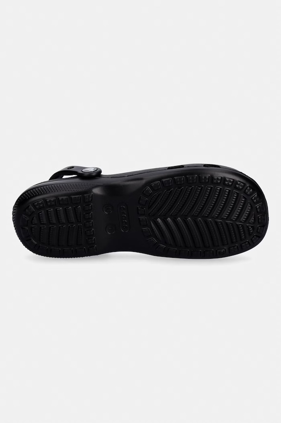 Crocs balerina Classic Ballet szintetikus fekete 211994.001