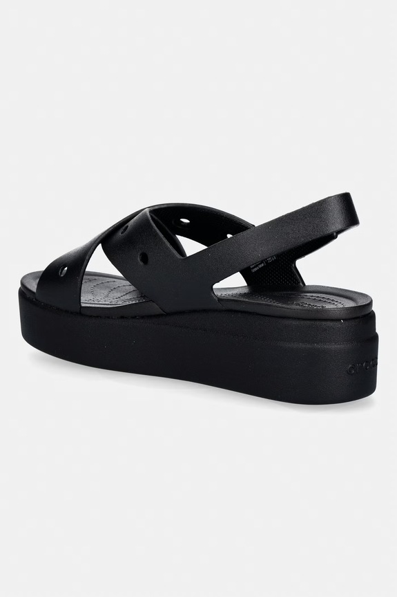 Încălțăminte Crocs sandale Brooklyn 4U Cross Strap Sandal 212254.001 negru