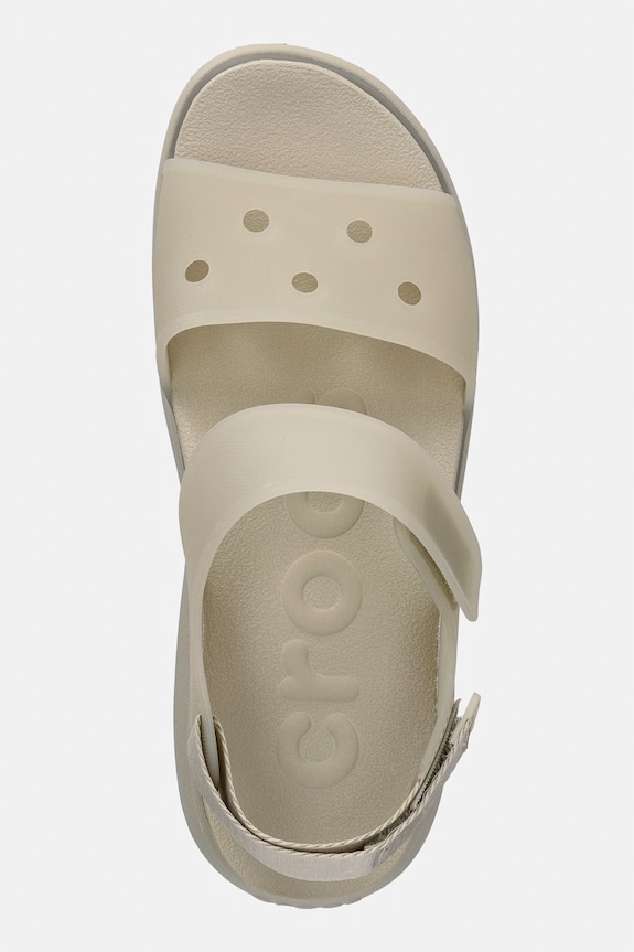 Crocs Soho Frosted Y Strap Sandal дамски сандали с платформа бежов 212651.1WY