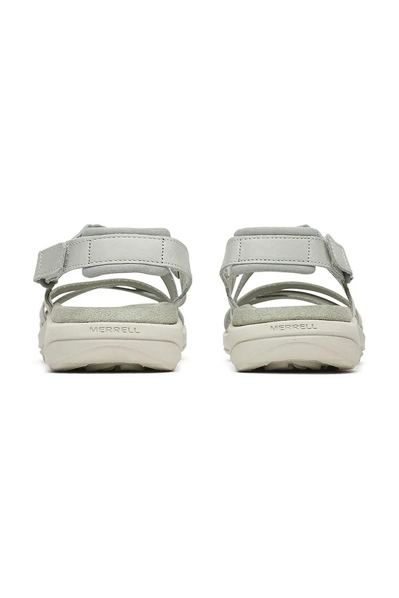 Obuwie Merrell sandały sportowe damskie skórzane HARBOR BACKSTRAP J00003571 szary