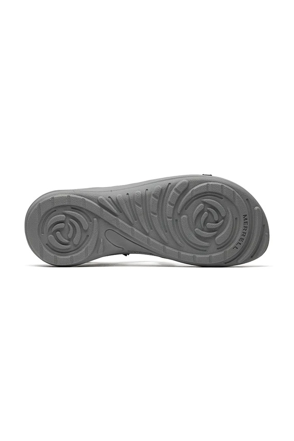 Merrell sandale cu călcâiul deschis pentru femei, din piele HARBOR BACKSTRAP J008362 negru