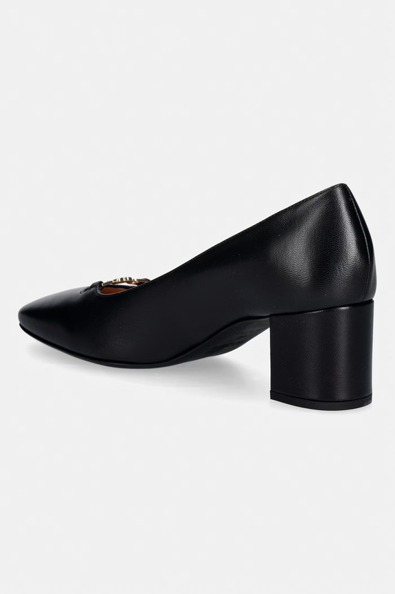 Încălțăminte Love Moschino pantofi de piele JA10185G1OIE0000 negru