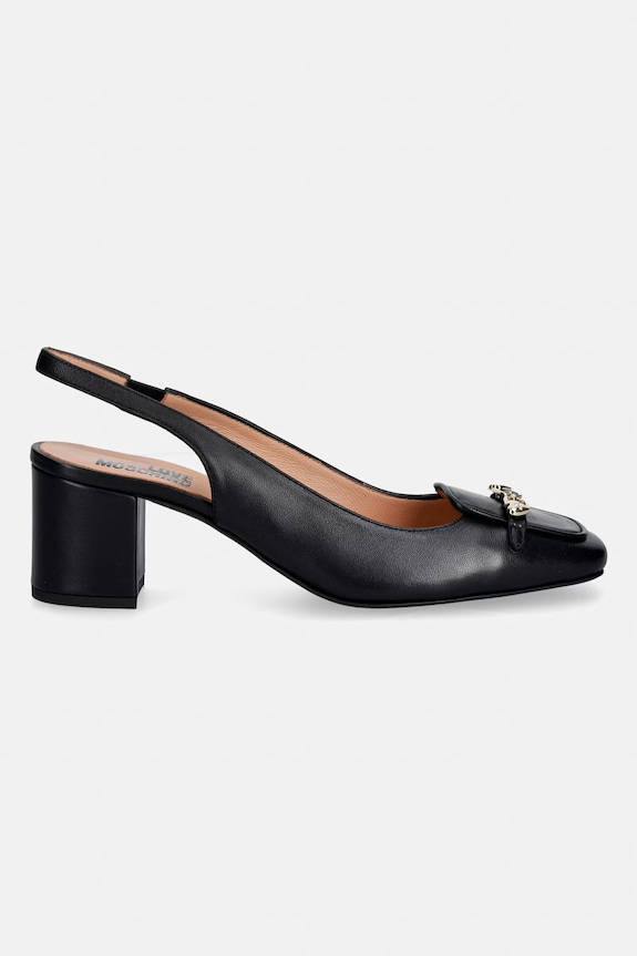 Δερμάτινες γόβες Love Moschino JA10175G1OIE0000 μαύρο SS26