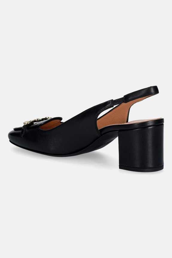 Παπούτσια Δερμάτινες γόβες Love Moschino JA10175G1OIE0000 μαύρο