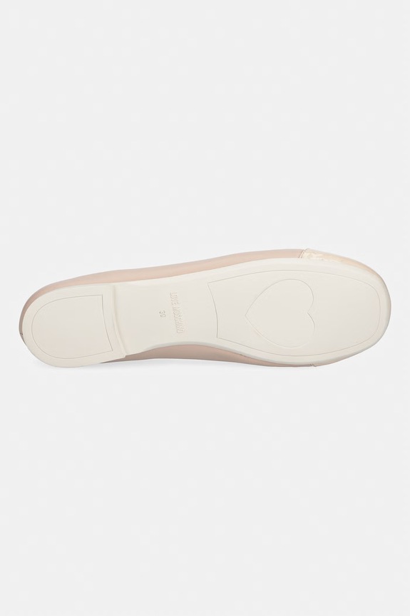 Love Moschino ballerine in pelle JA11151G1OIE160A beige