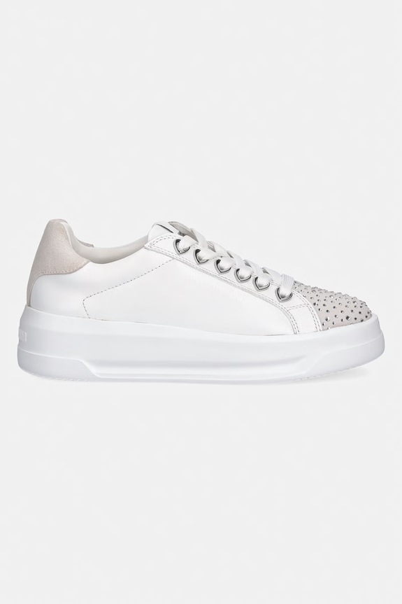 Δερμάτινα sneakers Love Moschino JA15035G1OIAB10A λευκό SS26