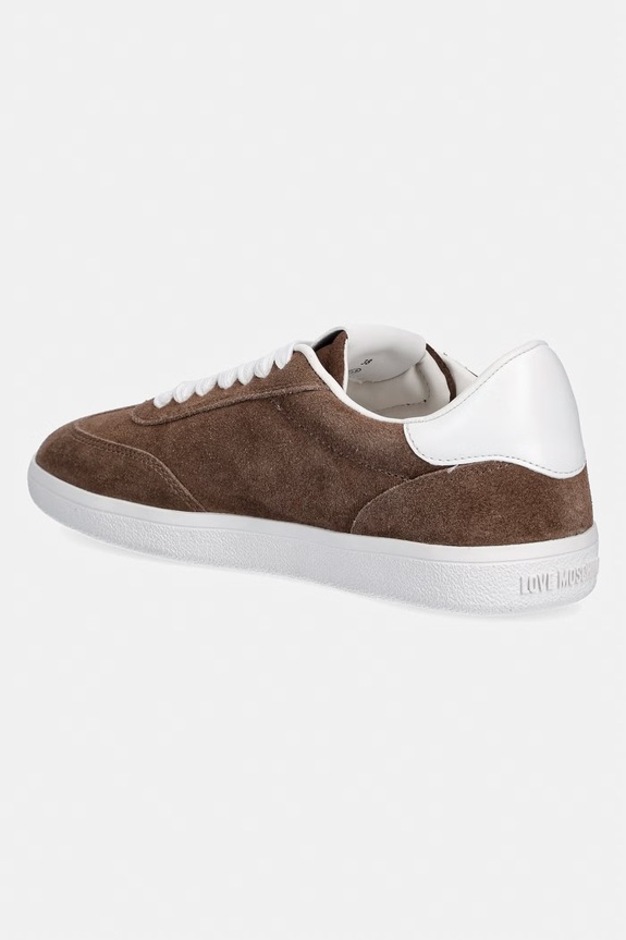 Παπούτσια Σουέτ sneakers Love Moschino JA15112G1OIG0203 καφέ