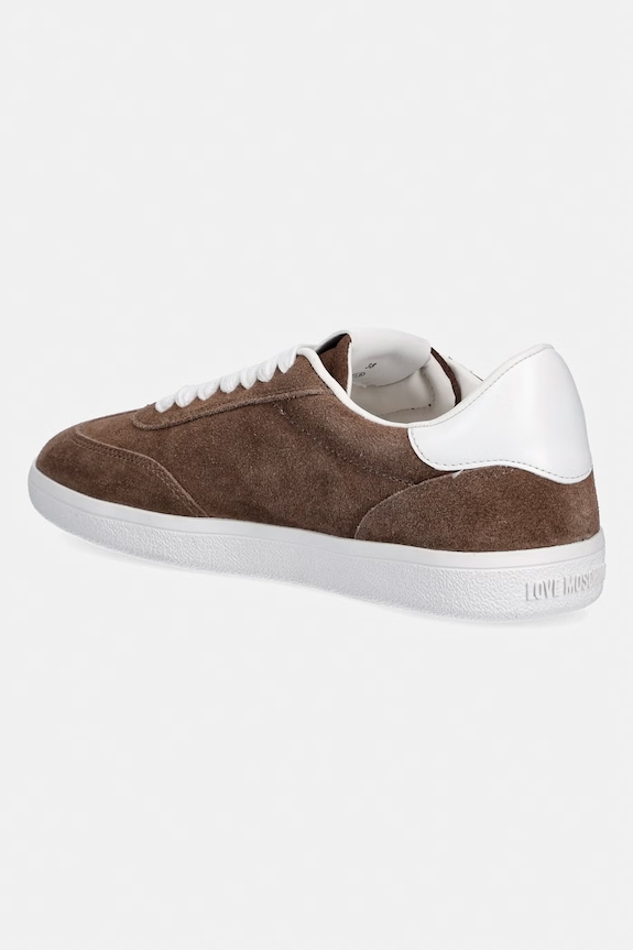 Παπούτσια Σουέτ sneakers Love Moschino JA15112G1OIG0203 καφέ