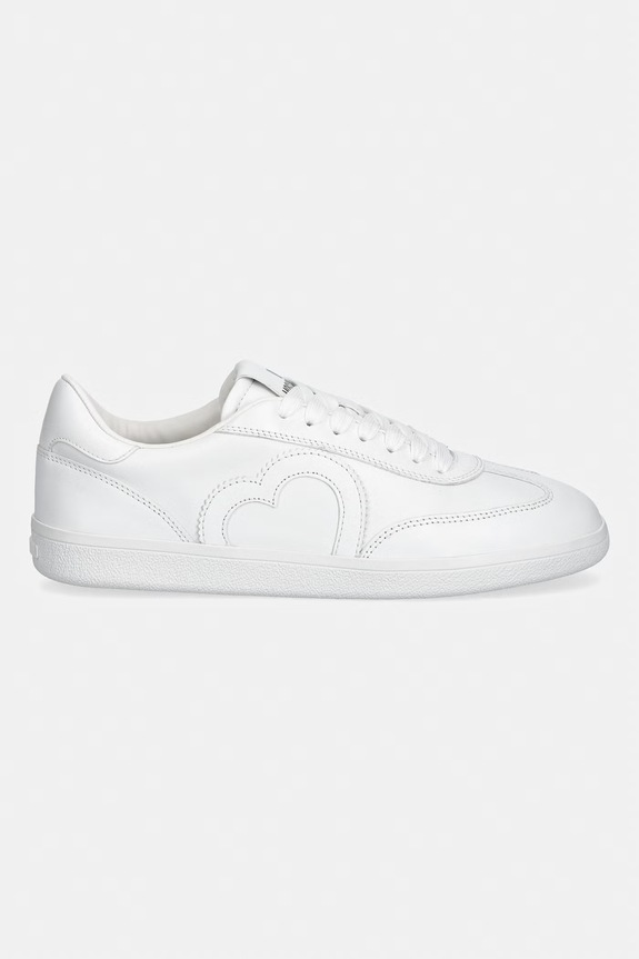 Δερμάτινα sneakers Love Moschino JA15112G1OIA0100 λευκό SS26