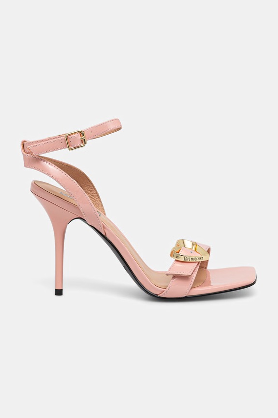 Πέδιλα Love Moschino JA16089G1OIH0600 ροζ SS26