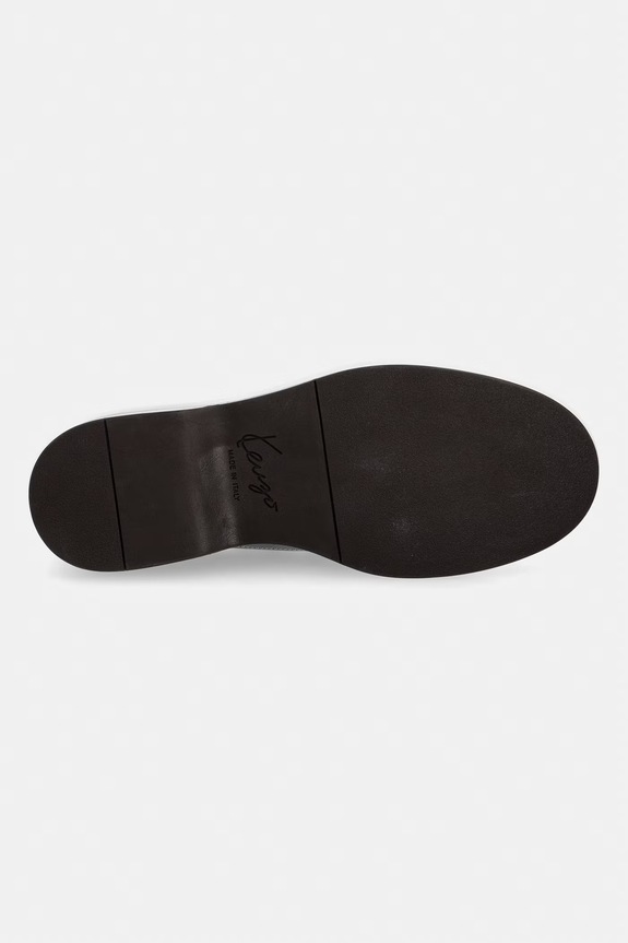 Кожени половинки обувки Kenzo Derby FG52DB120L50 черен