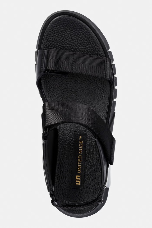 United Nude sandále na platforme dámske Delta Run čierna 104100113727