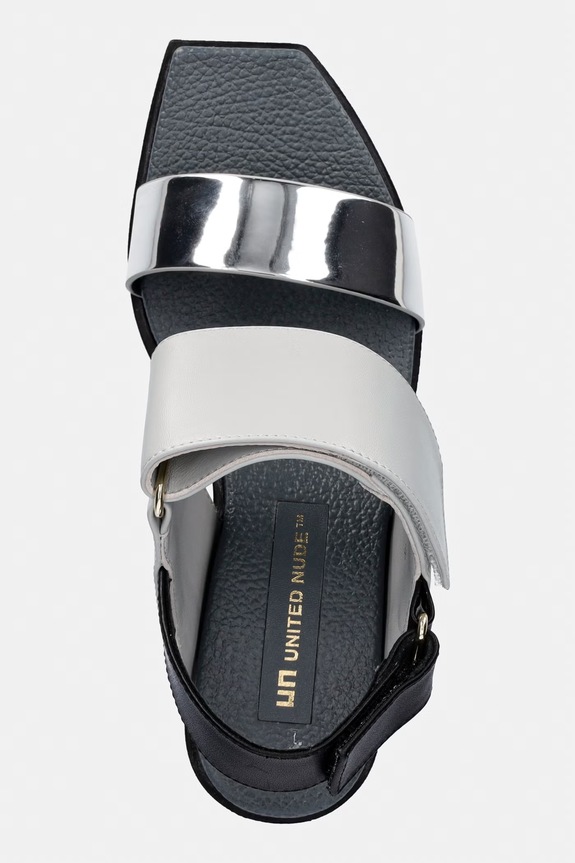 United Nude sandále s otvorenou pätou Delta Wedge Sandal sivá 1041397716