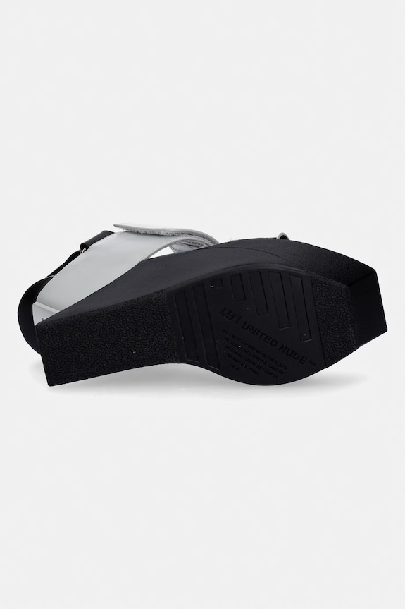 United Nude sandále s otvorenou pätou Delta Wedge Sandal 1041397716 sivá
