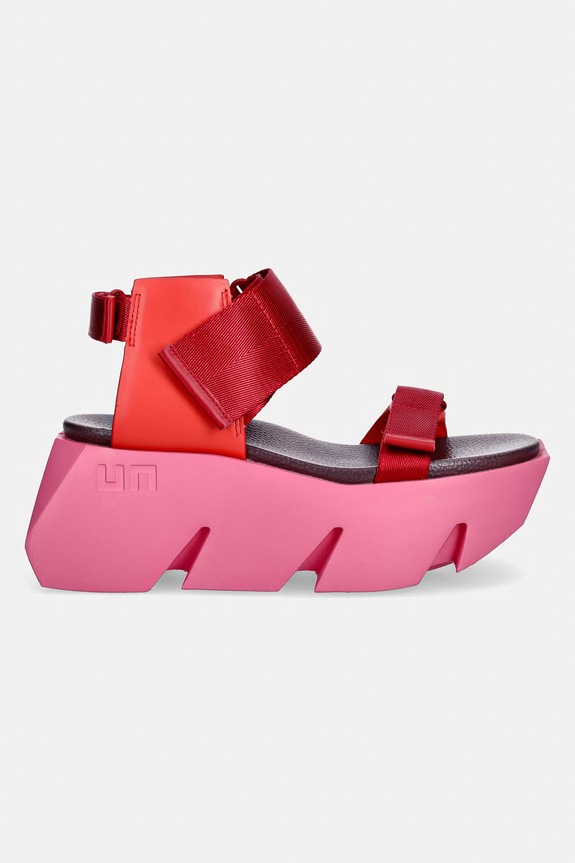 United Nude sandały na platformie damskie Bull Run 1089896416 różowy SS26