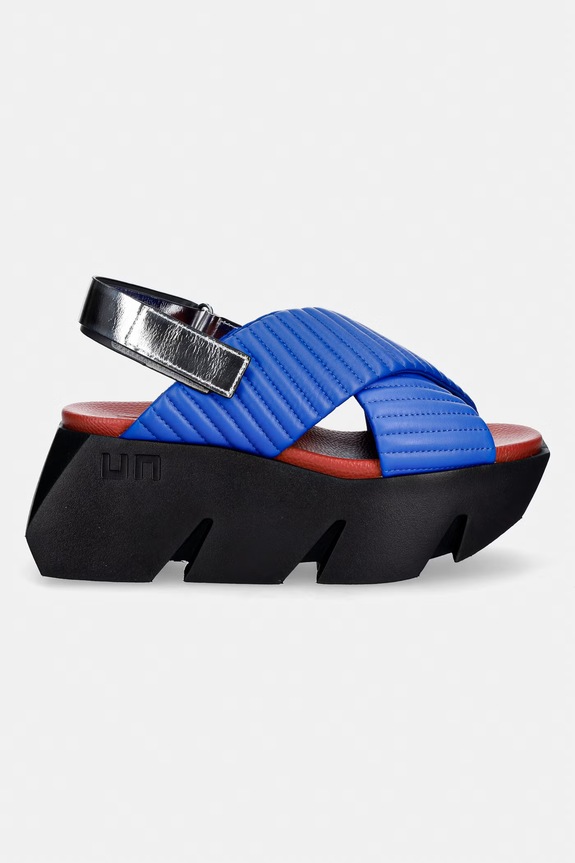 United Nude sandále na platforme dámske kožené Bull Puffier 10984969188 fialová SS26