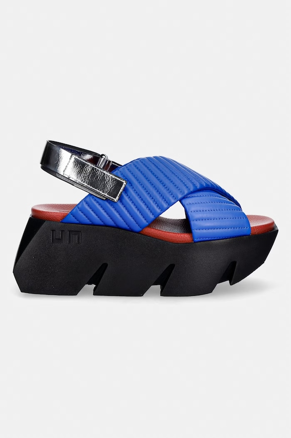 United Nude sandále na platforme dámske kožené Bull Puffier 10984969188 fialová SS26