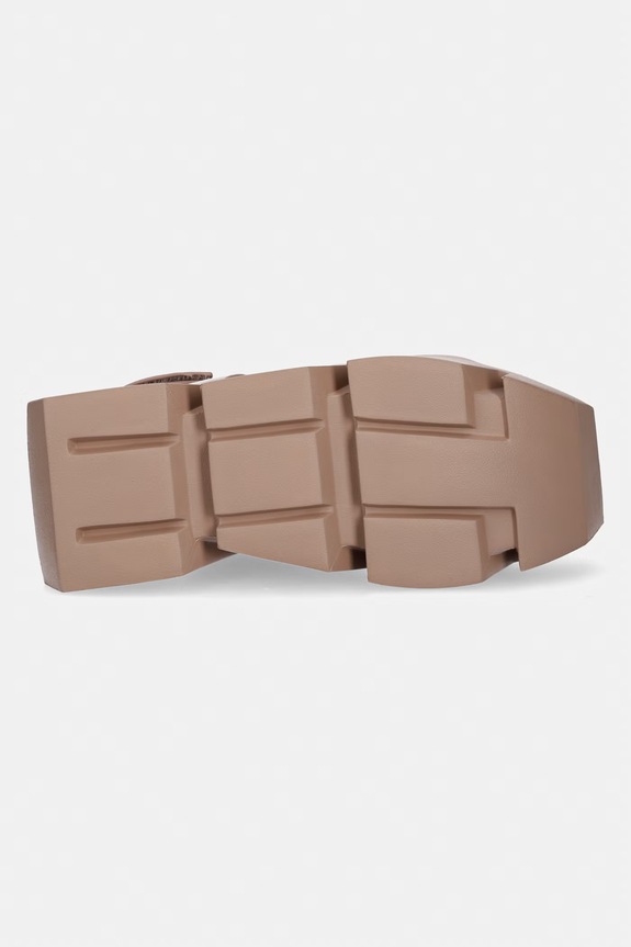 United Nude sandały na platformie damskie skórzane Bull Way 1098593216 beżowy